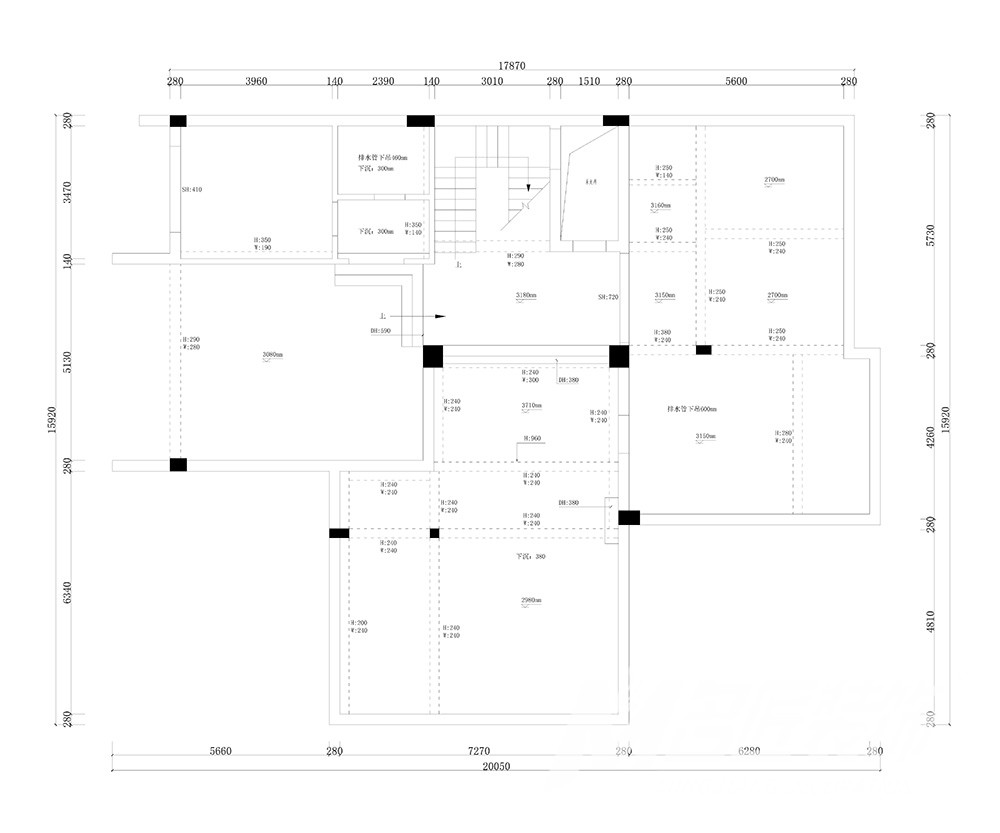地下室平面图 地下室平面图